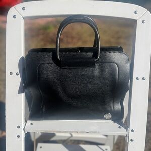 Vince Camuto Leather Satchel - Black